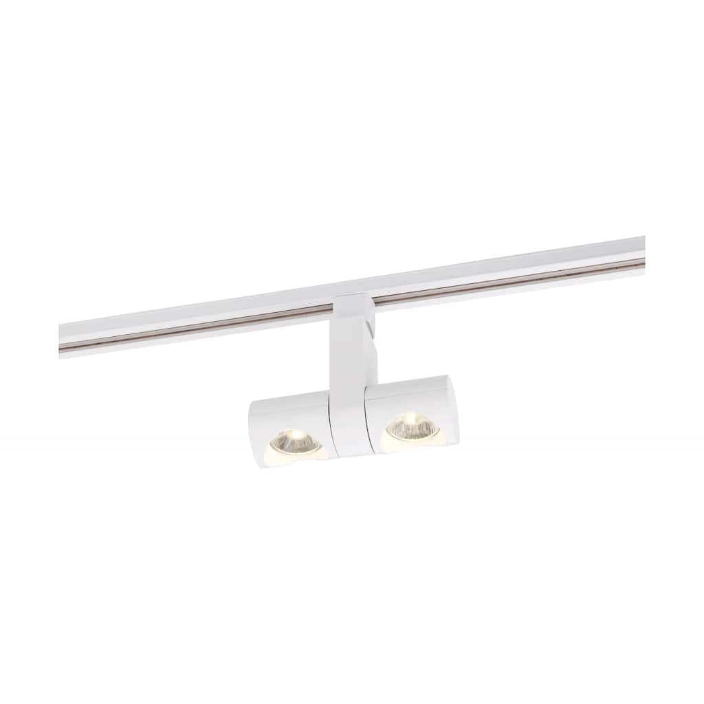 24 Watt LED Track Head Dual Pipe White 36 Degree Beam Angle
