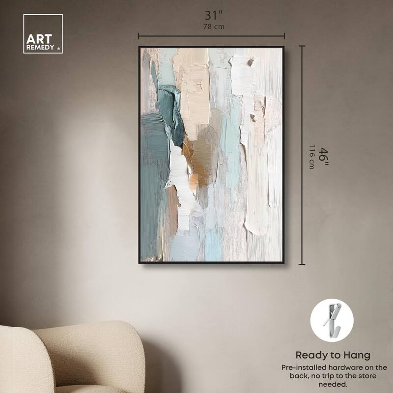 Impasto Intervals I Canvas by Art Remedy