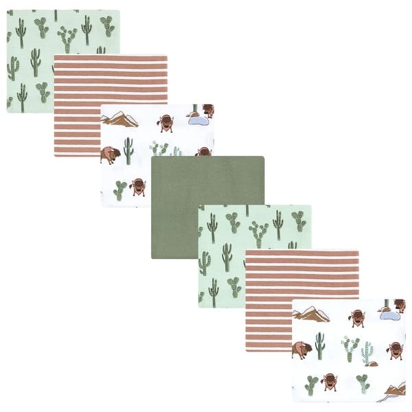 slide 1 of 1, Hudson Baby Boys Cotton Flannel Receiving Blankets Bundle, Wilderness, One Size - Wilderness - One Size One Size - Wilderness