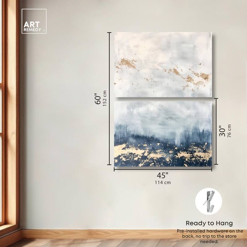 Inner Cosmos II Canvas Set of 2 by Art Remedy, Gallery Wrapped