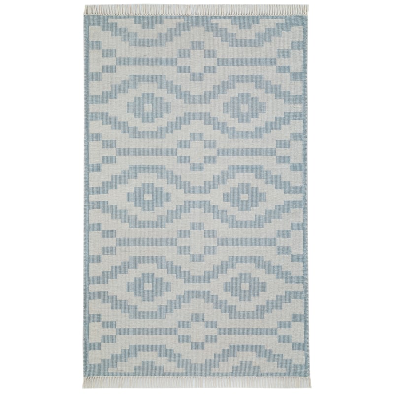 Terra by Obeetee Aurora Stepwell Rug - Oxford Blue - 8'9" x 11'9"