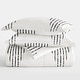 preview thumbnail 7 of 6, Becky Cameron Ultra Soft Diamond Stripe Down-Alternative Comforter Gray - King