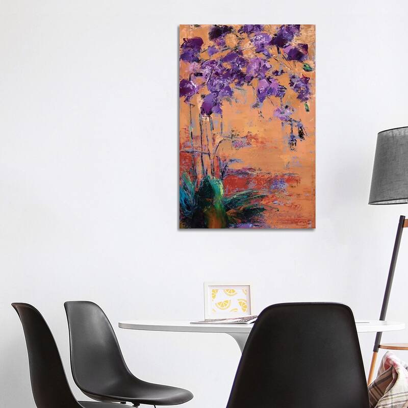iCanvas "Purple Orchid" by Olena Bogatska Canvas Print - 40x26x1.5