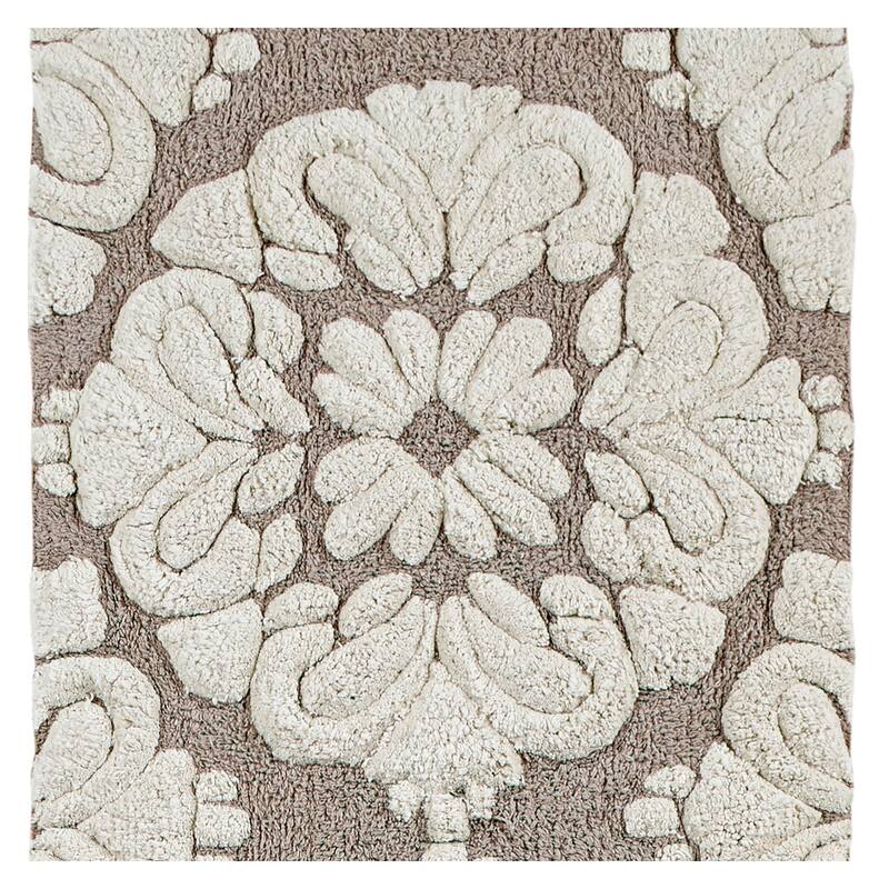 Better Trends Medallion Tufted Bath Mat Rug 100% Cotton