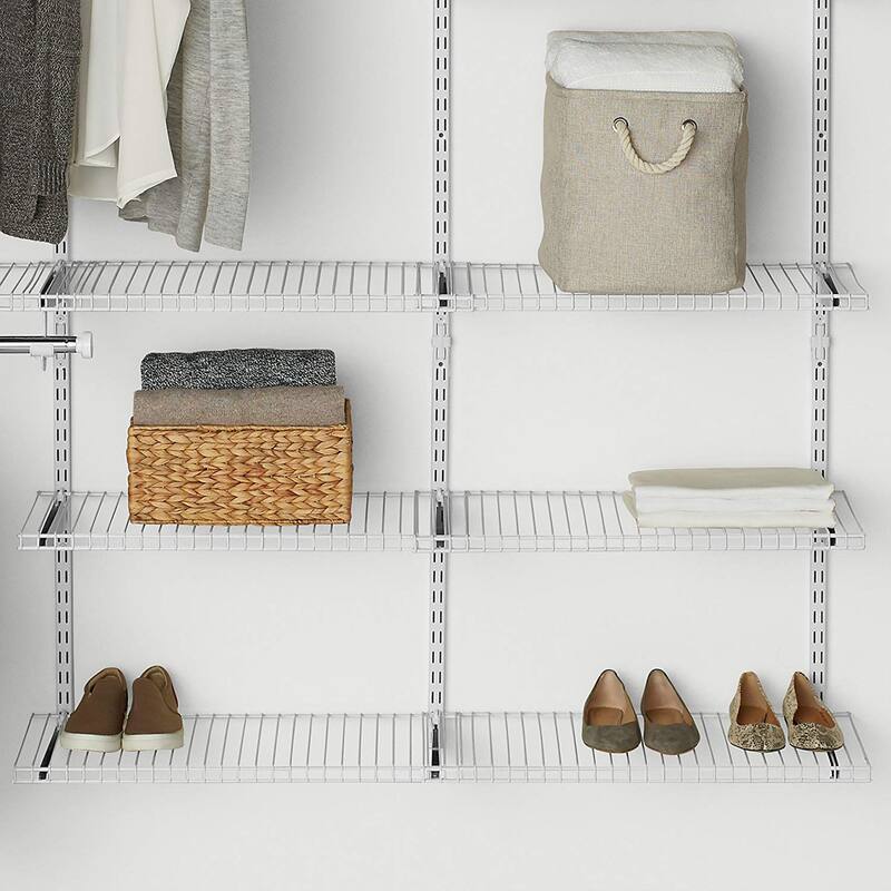 Rubbermaid FG3H9100WHT Configurations Accessories 26-Inch Shelving Kit, White - 2.6