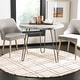 preview thumbnail 26 of 55, SAFAVIEH Handmade Himalaya Kelsie Modern Wool Rug 6' Round - Ivory/Dark Grey - Round