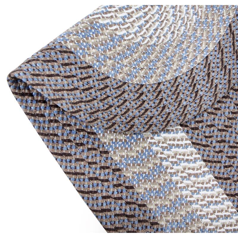 Better Trends Country Braid 100% Polypropylene 3 Pc Set Stain Resistant, Double Sided Reversible Indoor Area Utility Rug