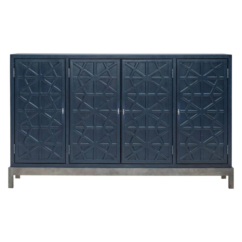 Liberty Furniture Braxton Accent Cabinet Buffet - Width 74" x Depth 17" x Height 44"