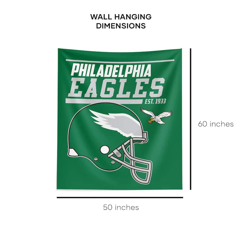 NFL Philadelphia Eagles 40 YD Dash Legacy Wall Hanging - 50"x60"