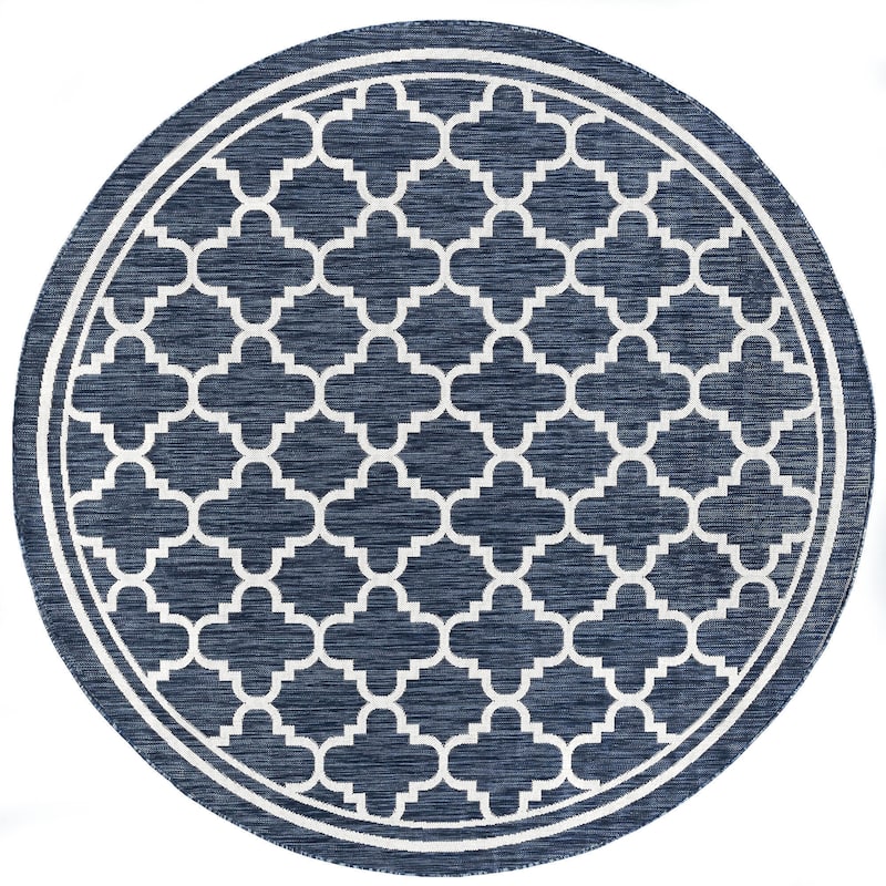 Exo Coastal Geometric Indoor/Outdoor Area Rug
