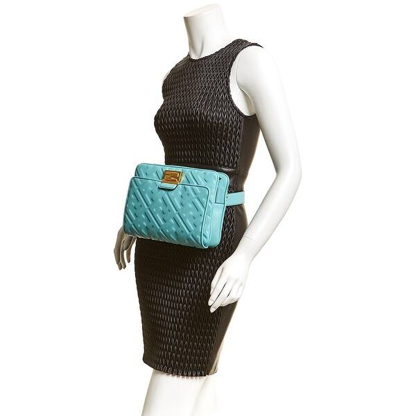 Shop Fendi Upside Down Leather Belt Bag Overstock 30377519