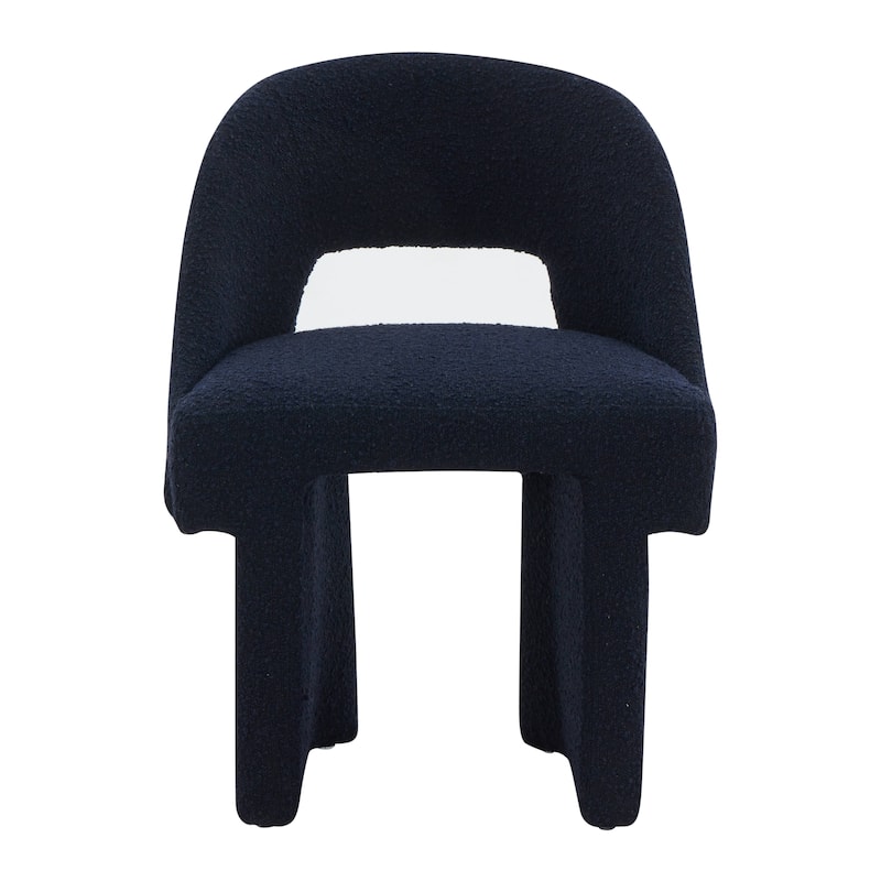 Quell Boucle Modern Elegant Upholstered Accent Chair with Solid Wood Frame & Plush Comfort for Home Office Living Room & Bedroom