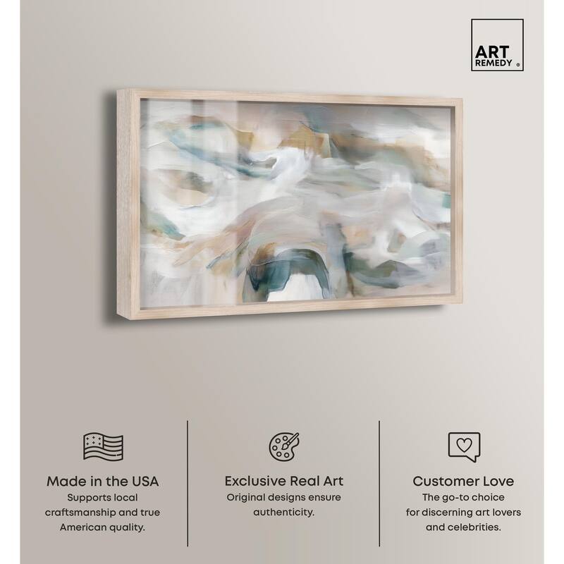 Whispering Colors IV Shadowbox by Art Remedy