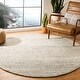preview thumbnail 30 of 53, SAFAVIEH Handmade Marbella Antonella Modern Jute Rug 4' Round - Light Grey - Round