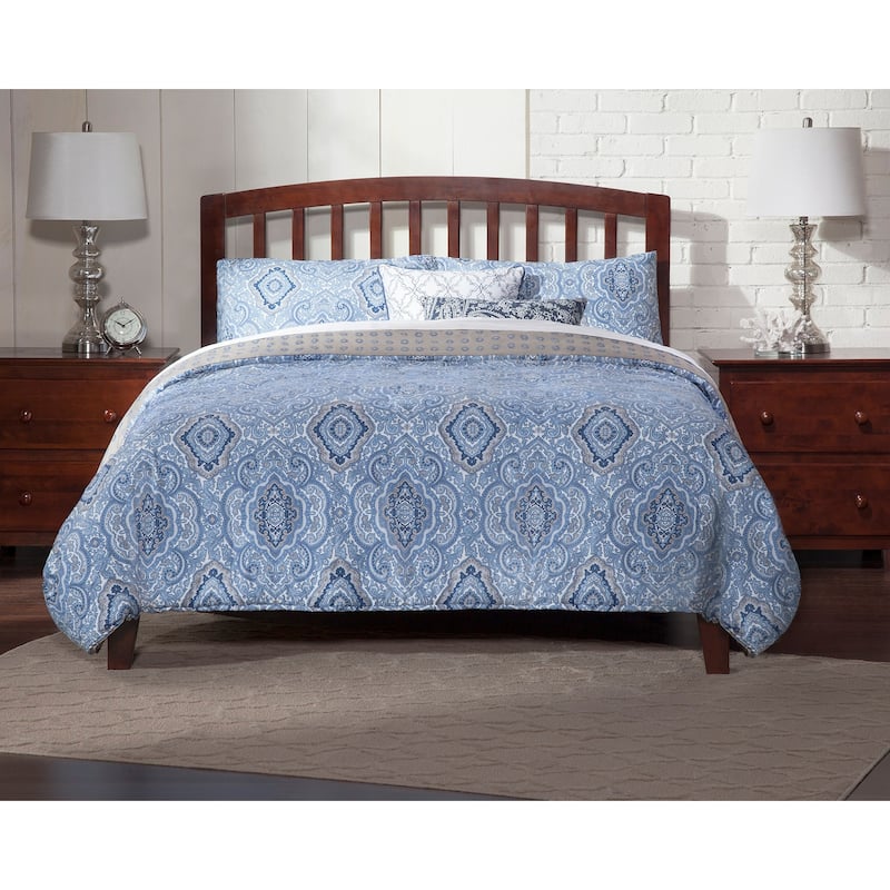 Richmond Queen Platform Bed in Walnut