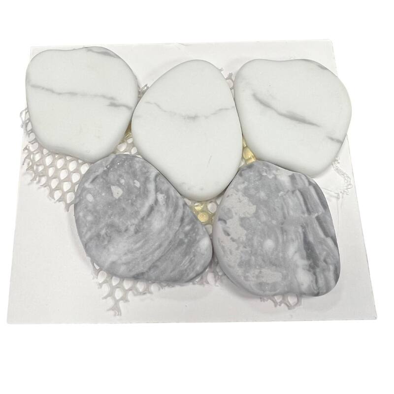 The Tile Life Recycled Cenote Pebble 13x13 Blend Glass Floor & Wall Tile