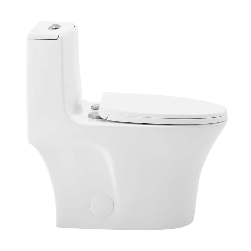 Neuilly Ii One Piece Elongated Toilet Dual Flush 1.1/1.6 Gpf - 28.75" x 15.35" 27.95"