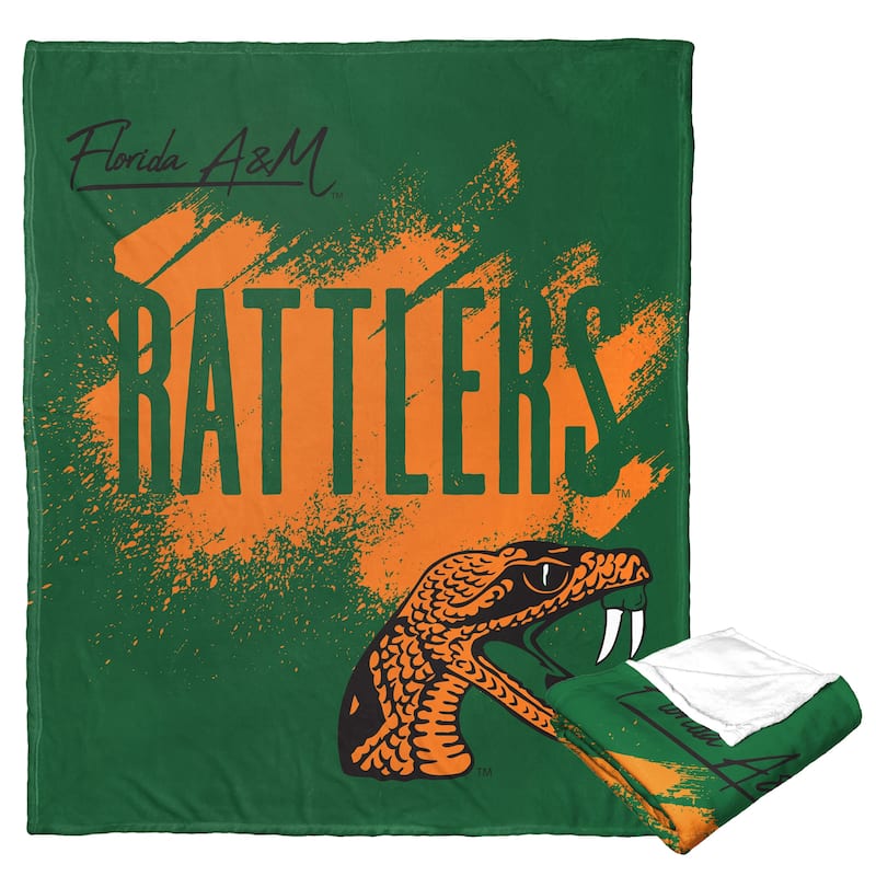 NCAA School Tradition Silk Touch Throw Blanket - 50" x 60" - Florida A&M Rattlers