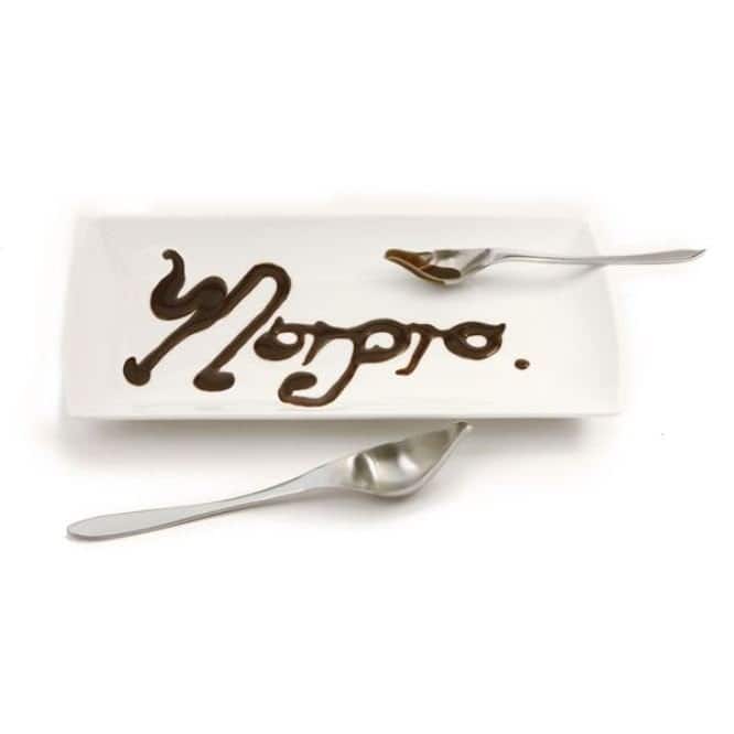 Norpro 2 Piece Stainless Steel Drizzle Spoon Set - Silver