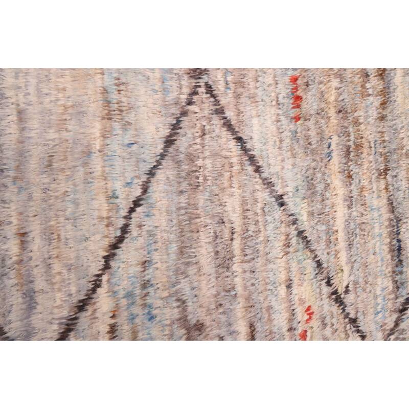 ECARPETGALLERY Hand-knotted Pak Finest Marrakesh Grey Wool Rug - 8'1 x 9'9