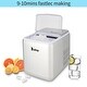 preview thumbnail 4 of 9, ZOKOP 120V 150W 44lbs/20kg/24h Ice Maker ABS Transparent Cover/Display Commercial/Home Silver