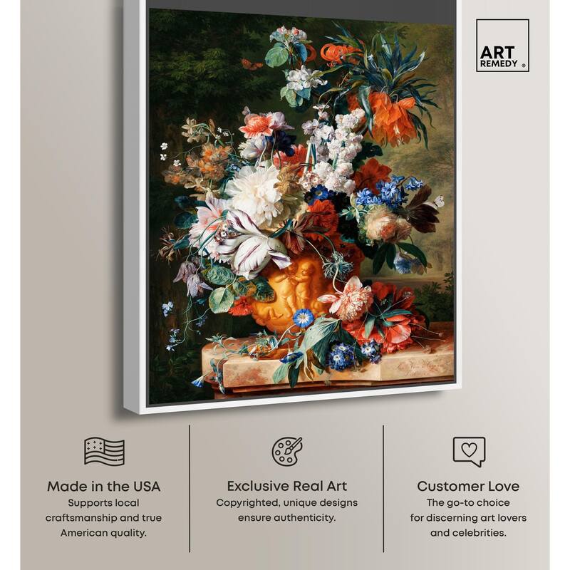 Bouquet of Flowers (1724) Canvas by Art Remedy