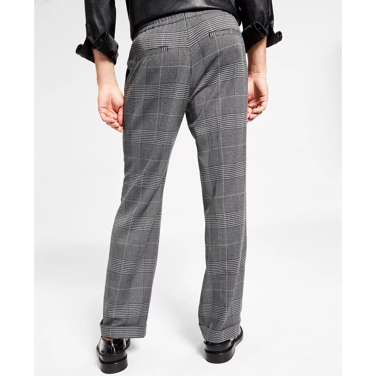 Inc International Concepts Men s Glen Plaid Pants Gray Size X Small Bed Bath Beyond 40641873