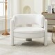 preview thumbnail 1 of 43, Modern Relvet Accent Chair with Spacious Round Seat for Living Room