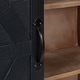 preview thumbnail 31 of 57, Kate and Laurel Cates Decorative Wood Cabinet with Sliding Barn Door - 22x28