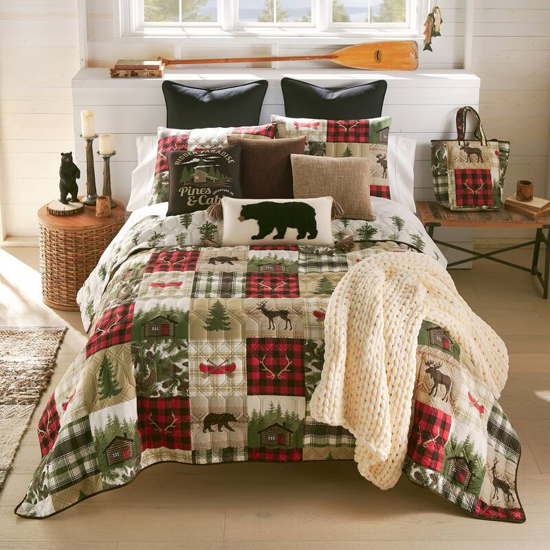 Cedar Lodge Hidden Paradise Decorative Pillow by Donna Sharp