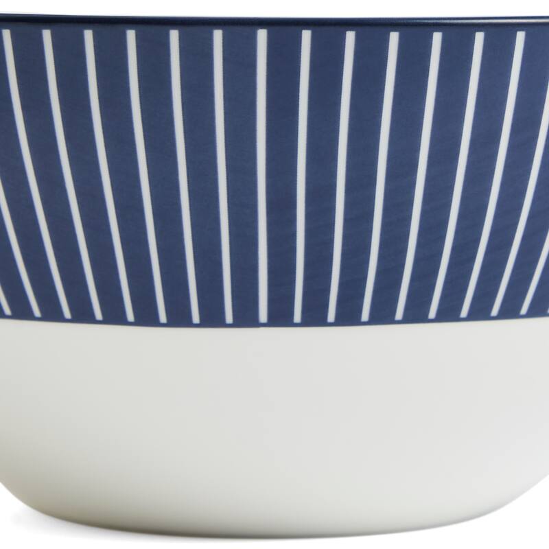 Wedgwood Gio Blue Cereal Bowl 6.2in, Pinstripe Blue