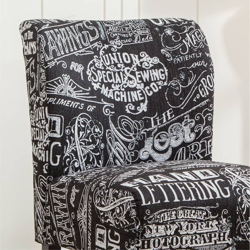 The Curated Nomad Pavilion Upholstered Armless Accent Slipper Chair