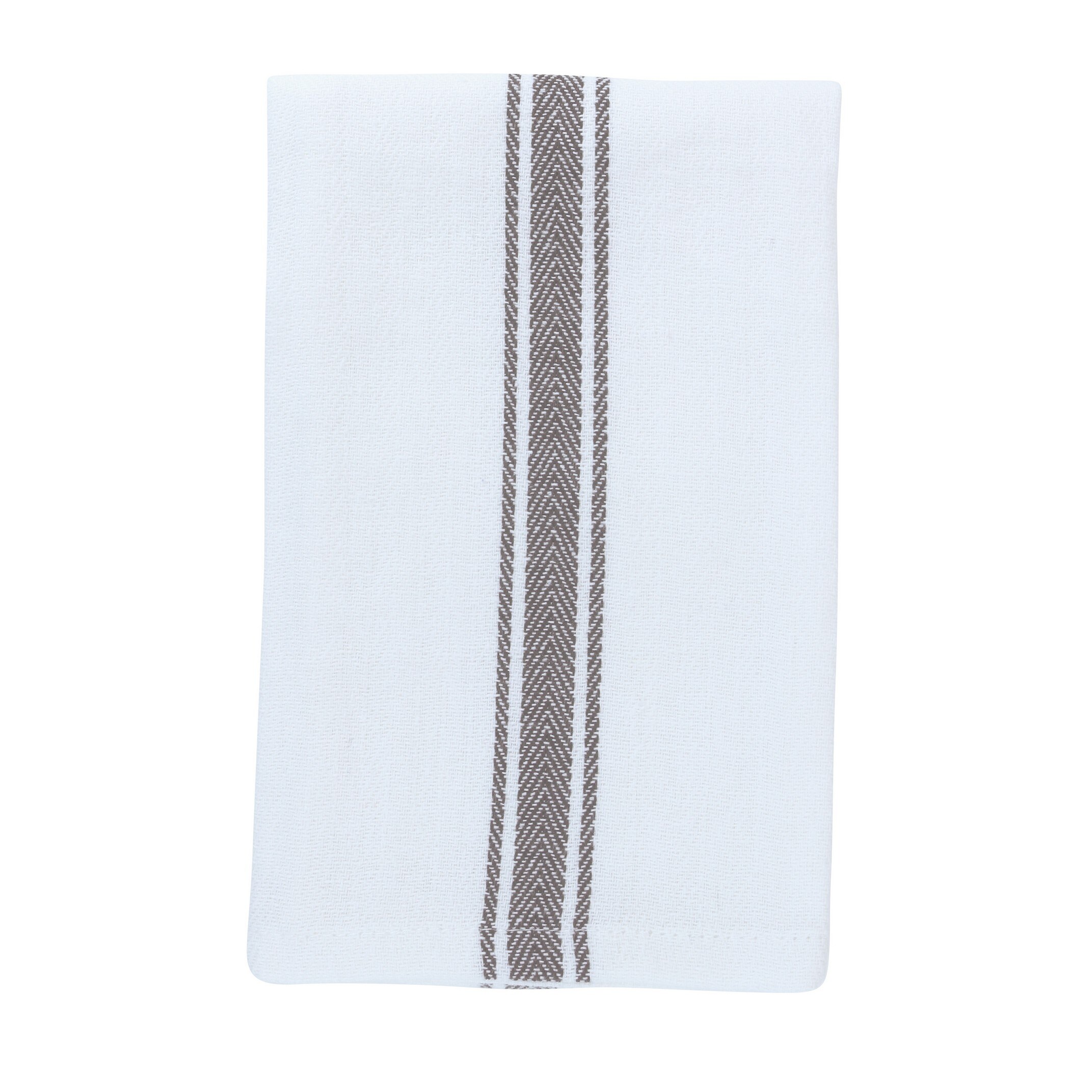 Sloppy Chef Herringbone Kitchen Tea Towels - (Pack of 12) 100% Cotton  Dishcloth, Absorbent, Quick Dry Dish Drying Towel, 15 x 25