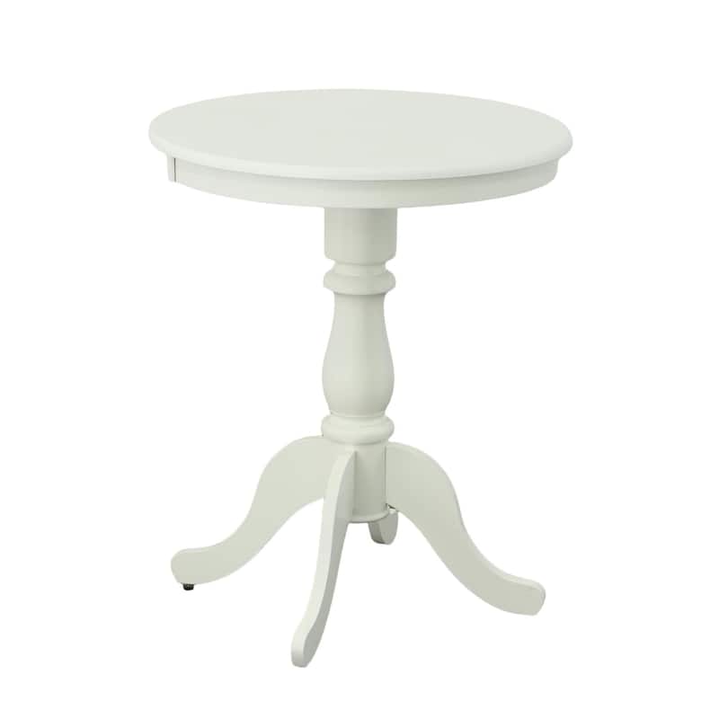 Circular Pedestal Bar Table - 30" - White