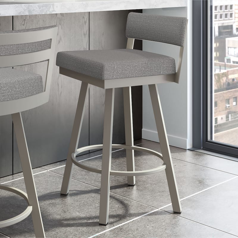 Amisco Travis Swivel Counter and Bar Stool