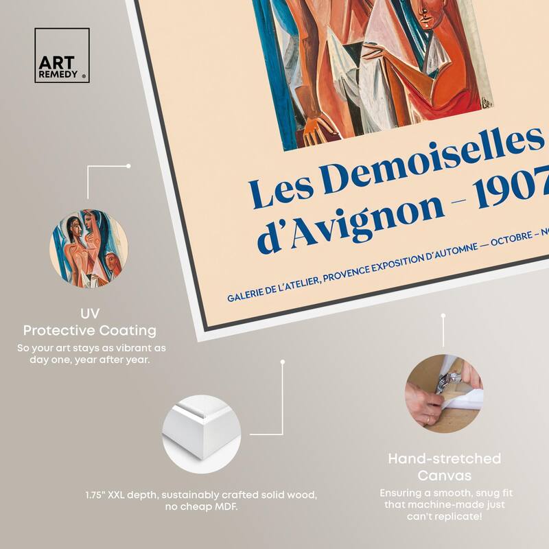 Faces of Demoiselles Canvas by Art Remedy