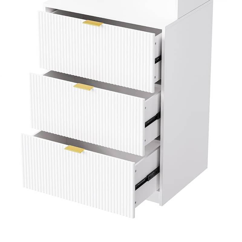 Modern 4-Piece Entertainment Wall Unit for TVs Up to 70"