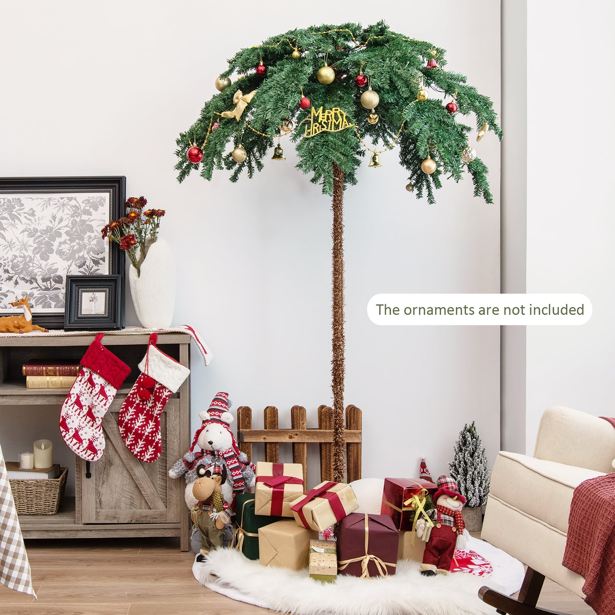 Palm tree discount christmas tree