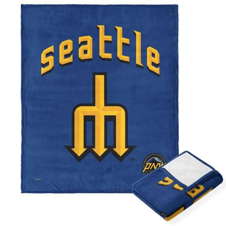 MLB City Connect Silk Touch Throw Blanket - 50" x 60" - Seattle Mariners