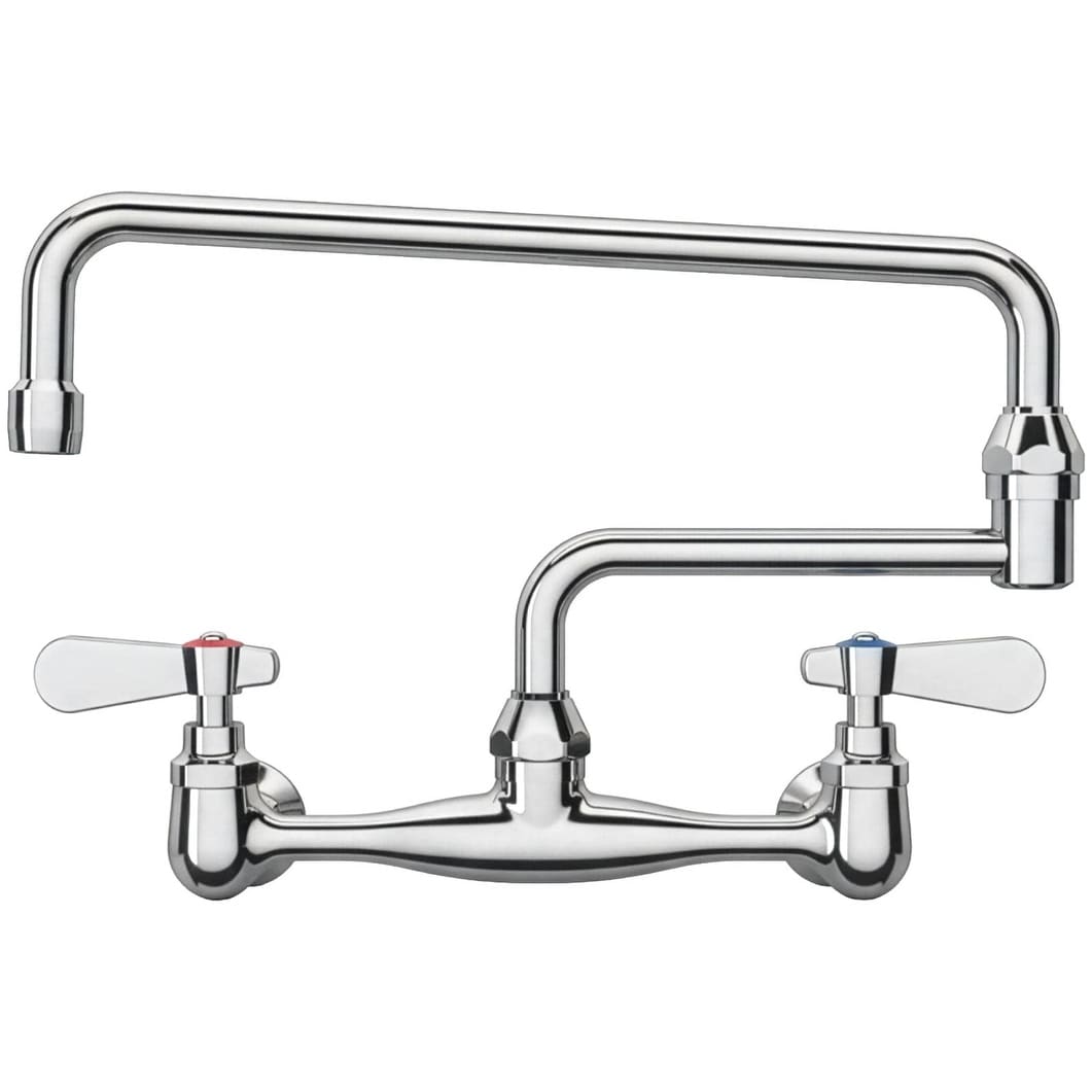 Whitehaus Noah Double Handle Wall Mounted Double Jointed Laundry