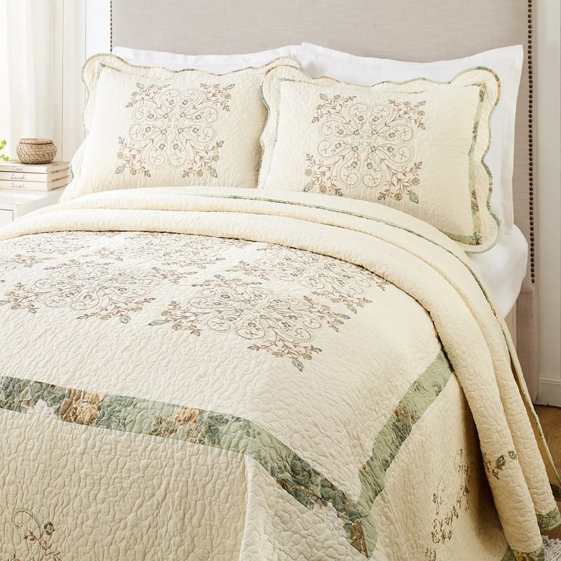 Mary Jane's Home Vintage Treasure Queen Bedspread