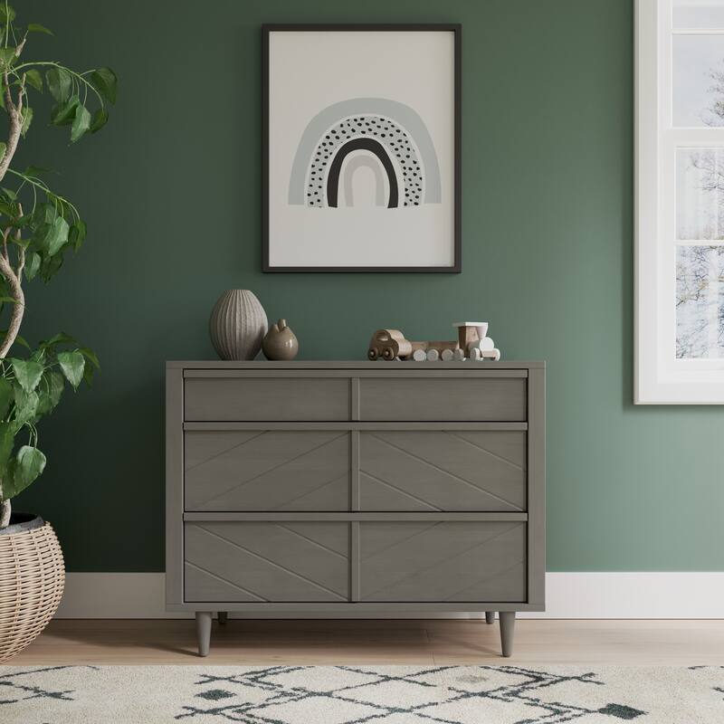 Surrey Hill 3 Drawer Dresser - Lunar Gray
