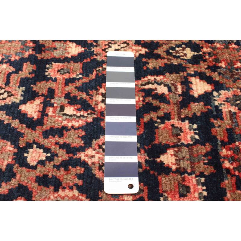 ECARPETGALLERY Hand-knotted Anadol Dark Navy Wool Rug - 3'1 x 9'8