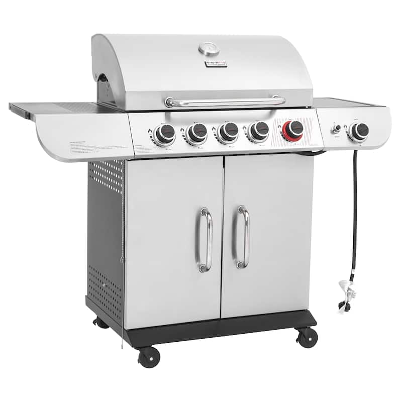 Royal Gourmet 5-Burner Gas Grill with Sear Burner and Side Burner