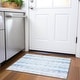 preview thumbnail 8 of 47, Premium Washable Super Soft Watercolor Ombre Stripes Mayfield Rug Blue - 1'8" x 2'6"
