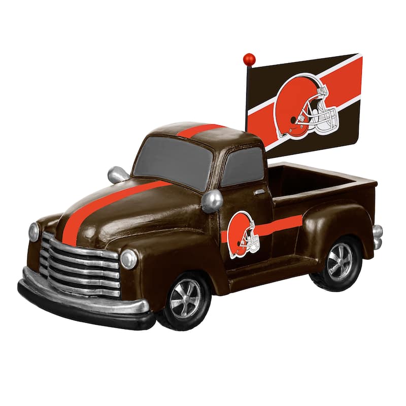 NFL Rally Truck Garden Statue with Team Flag