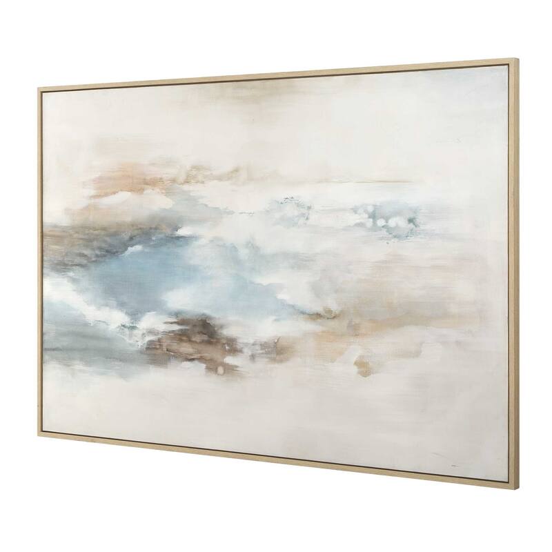 Uttermost Chasing Blue Coastal Canvas Art