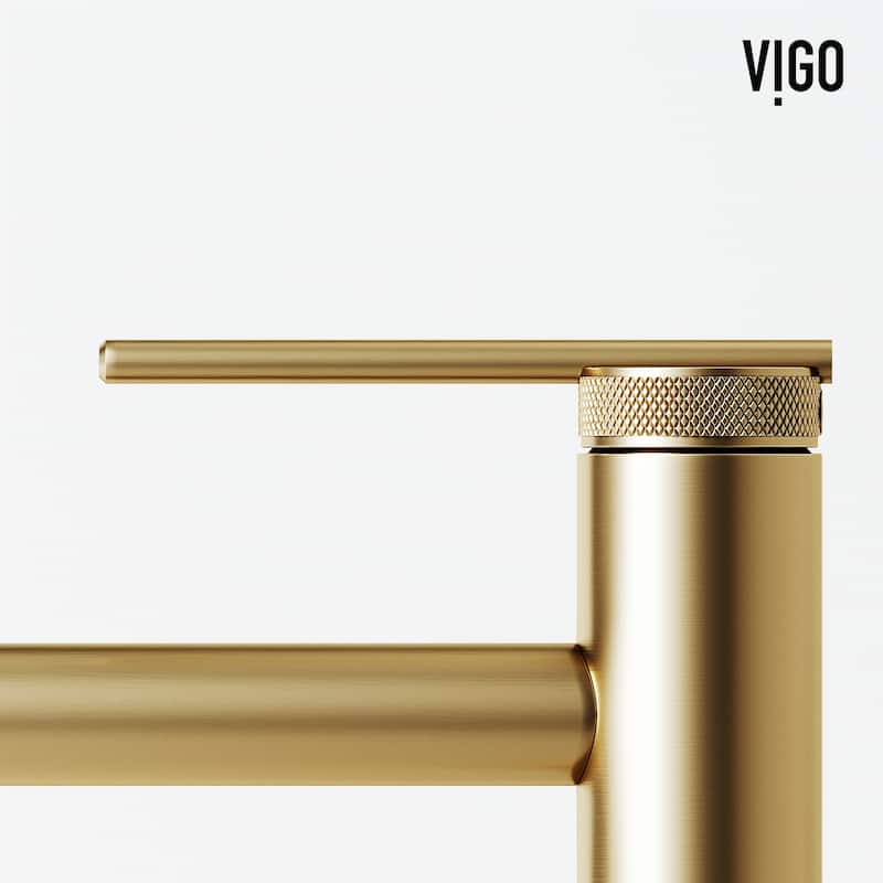 VIGO Sterling 11" H Single Handle Single Hole Bathroom Vessel Faucet