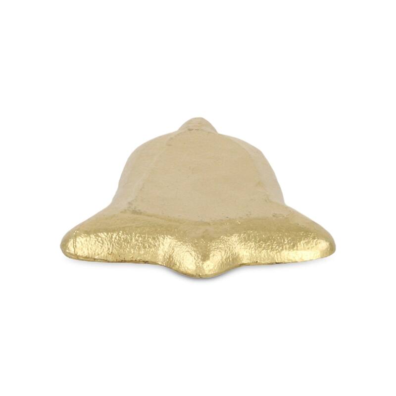 Gold Cast Iron Christmas Bell Catchall Tray