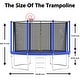 preview thumbnail 2 of 5, Trampoline with Basketball Hoop and Ball ,Recreational Trampolines with Safety Enclosure
